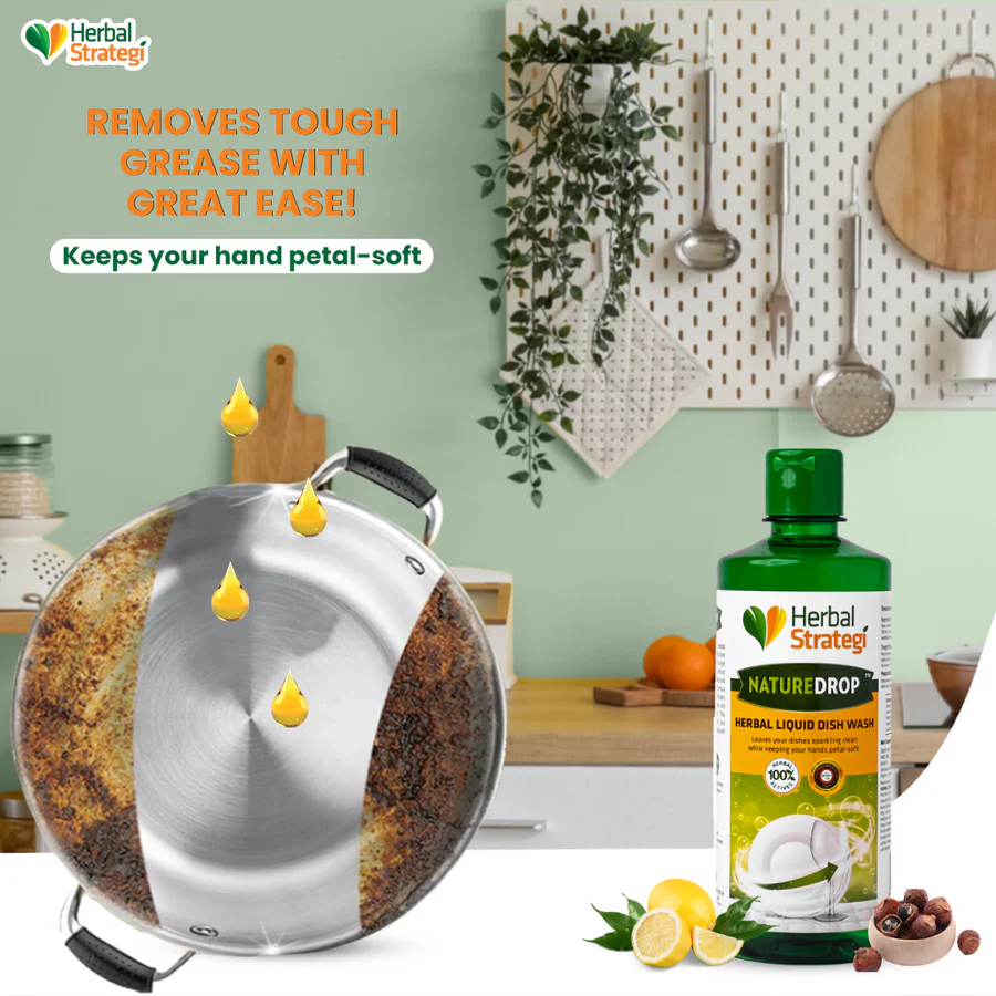 NatureDrop Dishwash Liquid – Khanewala Clean | Powered by Herbal Actives